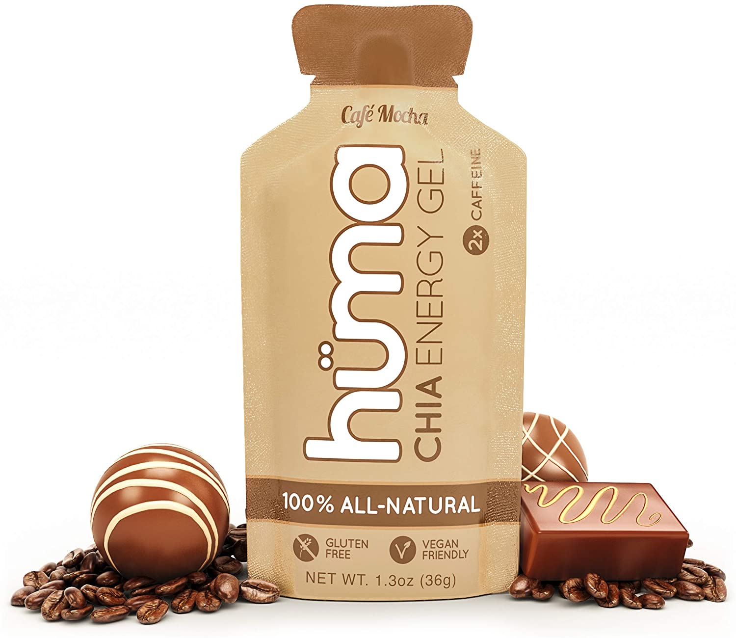 Gel Energético Huma Café Mocha (25mg Cafeina)